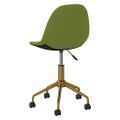3086107 vidaXL Swivel Dining Chairs 6 pcs Light Green Velvet(3x333497)