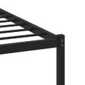 vidaXL Posteľný rám bez matraca s čelom hnedý dub 100x200 cm
