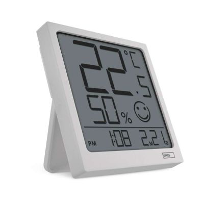 Digitálny teplomer s vlhkomerom, bezdrôtový snímač, dátum E0522