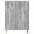 vidaXL Servírovacia skriňa so zásuvkou Sivá sonoma 66 x 34,5 x 90 cm