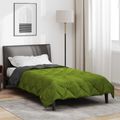 vidaXL Letná prikrývka 220 x 135 cm Leto 200 gsm Zelená a antracitová