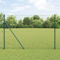 vidaXL Hexagonálny plotový základ 50 x 1,6 m PVC potiahnutá oceľ Sivá