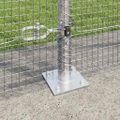 vidaXL Zvarené drôtené pletivo s betónovým základom 50 x 1,5 m