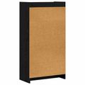 vidaXL Knižnica Čierny dub 59 x 30 x 111 cm Kompozitné drevo