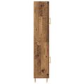 vidaXL Highboard 2 ks Staré drevo 34,5 x 34 x 180 cm Kompozitné drevo