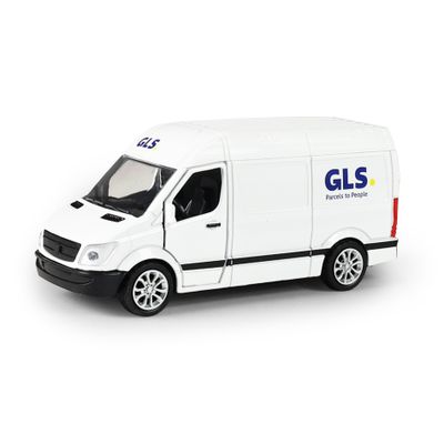 Kovové auto GLS s otváracími dverami 12 cm