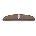 vidaXL Samolepiace schodové rohože 15 ks 80 x 24,5 x 3,5 cm