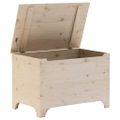 vidaXL Úložný box s vekom RANA 80x49x54 cm borovicový masív