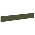 vidaXL Obrubník trávnika 30 ks 102 x 15 x 4 cm Oceľ Olivovo zelená