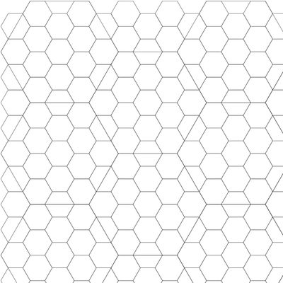 Papier A3 hexy v hexoch