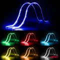 LED pásiky COB do auta s diaľkovým ovládaním viacfarebné RGB 2x30cm 12V AMiO-04579