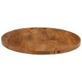 vidaXL Stolová doska Ø 50x3,8 cm okrúhla masívne mangovníkové drevo