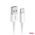Nabíjací kábel USB-A – USB-C 2A 100CM FullLINK AMiO-03893