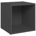 vidaXL TV skrinky 4 ks, sivé 37x35x37 cm, kompozitné drevo