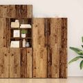 vidaXL Highboard Staré drevo 50 x 42,5 x 185 cm