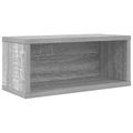 vidaXL Roh na skladovanie CD Sivý Sonoma 40 x 17 x 17 cm