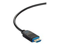 4K 60Hz Plenum Rated - High Speed - HDMI kábel - HDMI samec do HDMI, 24 pin USB-C - 15,24 m - čierna - Active Optical Cable (AOC), podpora 4K60Hz (4096 x 2160)