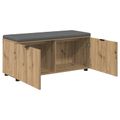 vidaXL Predsieňová lavica Remeselný Dub 100 x 38 x 46 cm