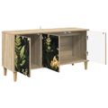 vidaXL TV skrinka RHENEN 102 x 33 x 50 cm Sonoma Kompozitné drevo