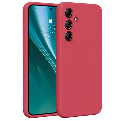 Silikónový obal Etteri pre Samsung Galaxy A55 5G malinový