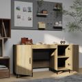 vidaXL Stôl dub somoma 140x50x75 cm spracované drevo