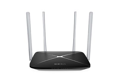 Mercusys AC12 1200Mb/s WiFi AC router, 5x10/100 RJ45, 4x anténa
