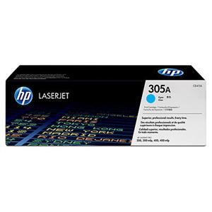 HP tlačová kazeta azúrová, CE411A