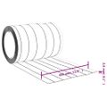 vidaXL Záves dverí priehľadný 300 mm x 2,6 mm 10 m PVC