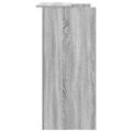 vidaXL Recepčný stôl sivý dub sonoma 100x50x103,5 cm kompozitné drevo