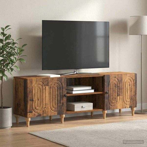 vidaXL TV skrinka Staré drevo 150 x 31 x 50 cm Kompozitné drevo