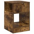 vidaXL Koncový stôl 2 ks Dymová dub 30,5 x 30 x 45 cm Kompozitné drevo