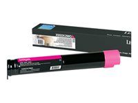 Extra vysoká výťažnosť - purpurová - originálna - kazeta s farbivom LCCP - pre Lexmark X950DE, X950dhe, X950dte, X952, X952DE, X952dhe, X952DTE, X954DE, X954DHE