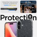 Puzdro Spigen Liquid Crystal pre iPhone 16 6,1" trblietavý kryštál