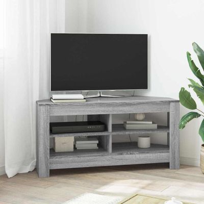 vidaXL RohováTVskriňa Sivý Sonoma 102 x 40,5 x 45 cm Kompozitné drevo