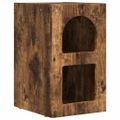 vidaXL Nočný stolík ELST 2 ks Dymová dub 29,5 x 33,5 x 50 cm