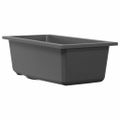 vidaXL Kuchynský drez Sivá 21 x 44 x 14 cm Granite