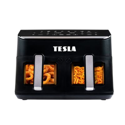 TESLA AirCook DualZone Q460 XXL - multifunkčná duálna digitálna horúcovzdušná fritéza