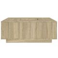 vidaXL Konferenčný stolík dub sonoma 100x100x40 cm kompozitné drevo