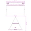 vidaXL Detský rám hojdačky pre vonkajšie použitie Š 273,5 x V 185 cm