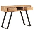 vidaXL Stolík 107x45x79 cm akáciový masív s prirodzenými hranami