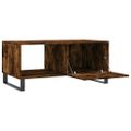 vidaXL Konferenčný stolík dymový dub 90x50x40 cm kompozitné drevo