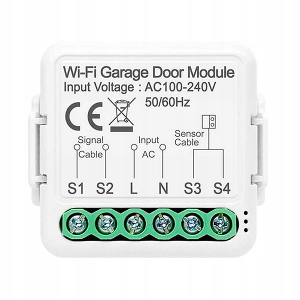 Inteligentný ovládač garážových brán WiFi Avatto GDS01 TUYA
