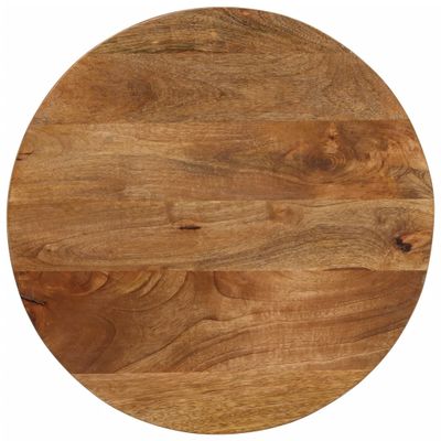 vidaXL Stolová doska Ø 60x2,5 cm okrúhla masívne mangovníkové drevo
