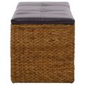 vidaXL Lavica s 2 košíkmi z morskej trávy 71x40x42 cm hnedá
