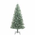 vidaXL Umelý vianočný stromček, snehom obalený, s LED svetlom 240 cm