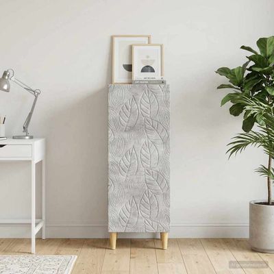 vidaXL Servírovacia skriňa Betónovo sivá 33 x 34,5 x 90 cm