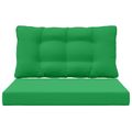 vidaXL Vankúš na vonkajšiu pohovku Polyester Zelená 80 x 68,5 cm