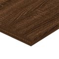 vidaXL Nástenné police 4 ks hnedý dub 80x20x1,5 cm kompozitné drevo