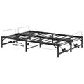 vidaXL Elektrický nastaviteľný rám postele Čierna 140 x 200 cm Oceľ