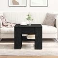 vidaXL Konferenčný stolík Čierny dub 55,5 x 55 x 45 cm